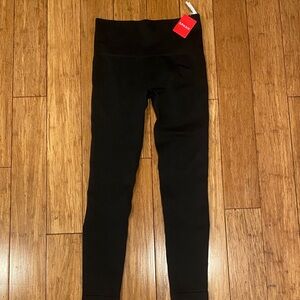 New SPANX Women's Black Herringbone Leggings sz S